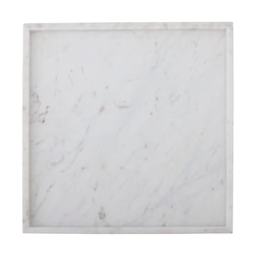 Plateau de décoration Majsa 35x35 cm - White marble - Bloomingville