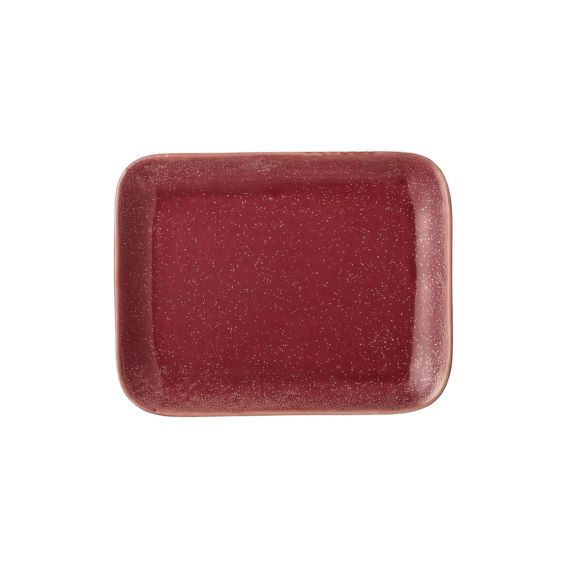 Plateau de service Joëlle, rouge Bloomingville