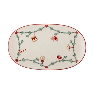 Plateau de service Yule 38,5x23 cm - Blanc - Bloomingville