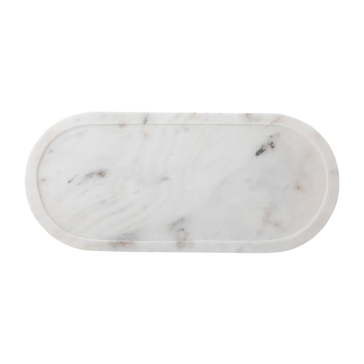 Plateau Emmaluna 20x45,5 cm, Marbre blanc Bloomingville