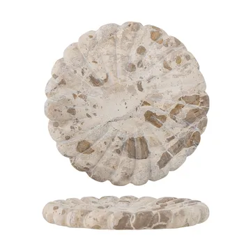 Plateau Marlie en marbre Ø22,5 cm - Naturel - Bloomingville