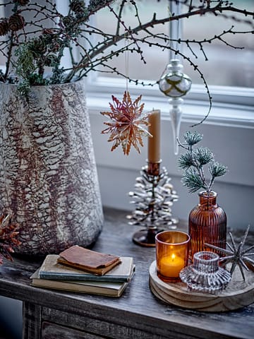 Plateau rond Sanga avec objets décoratifs, 6 pièces - Or - Bloomingville