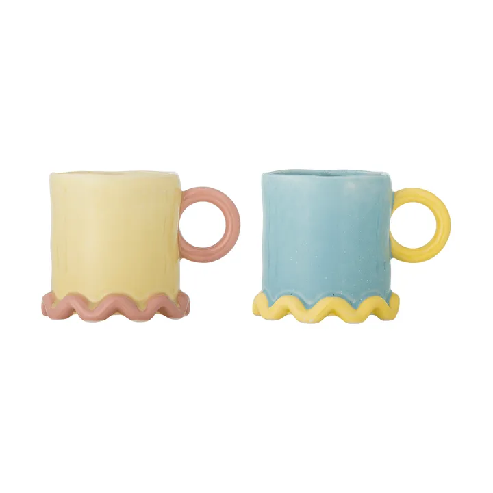 Polly mug - Multicolore, 2 pièces - Bloomingville