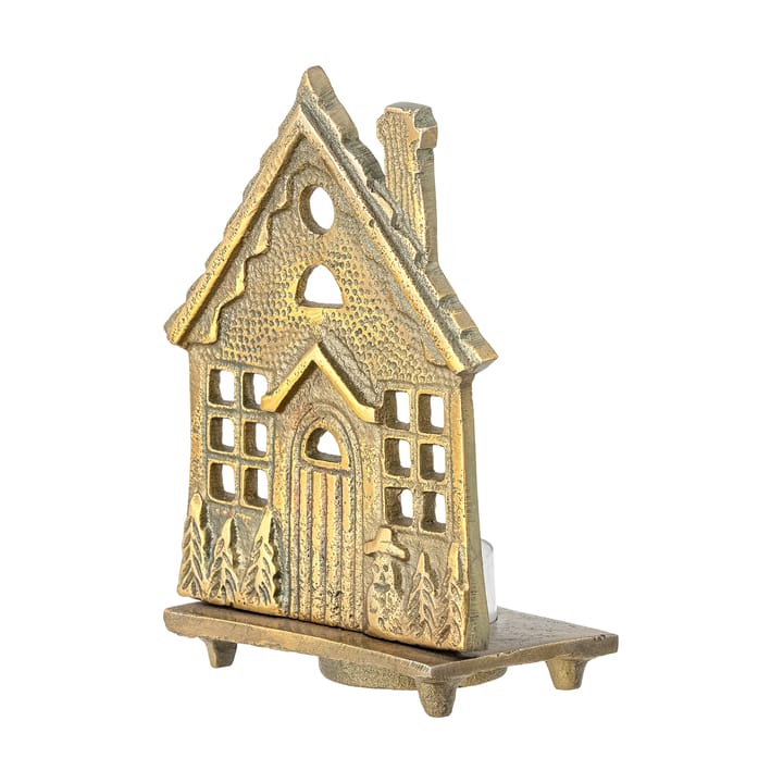 Porte-bougie chauffe-plat Crista 6x14 cm, Laiton Bloomingville