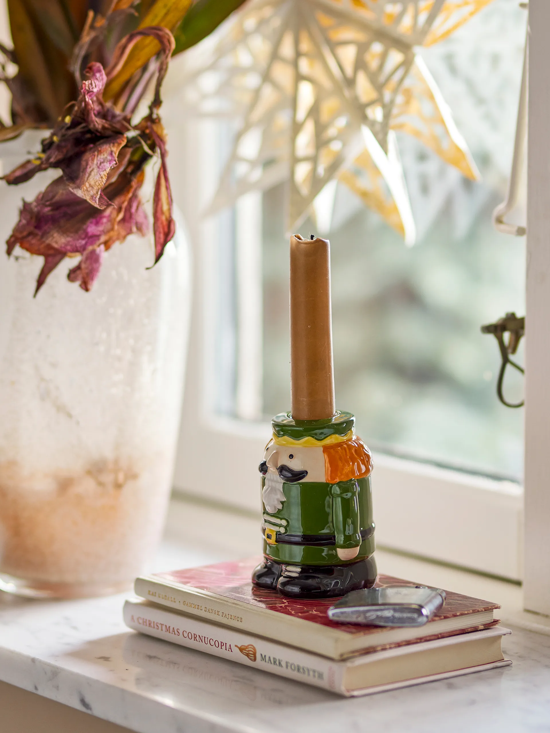 Porte-bougie chauffe-plat Feast 9 cm, Vert Bloomingville