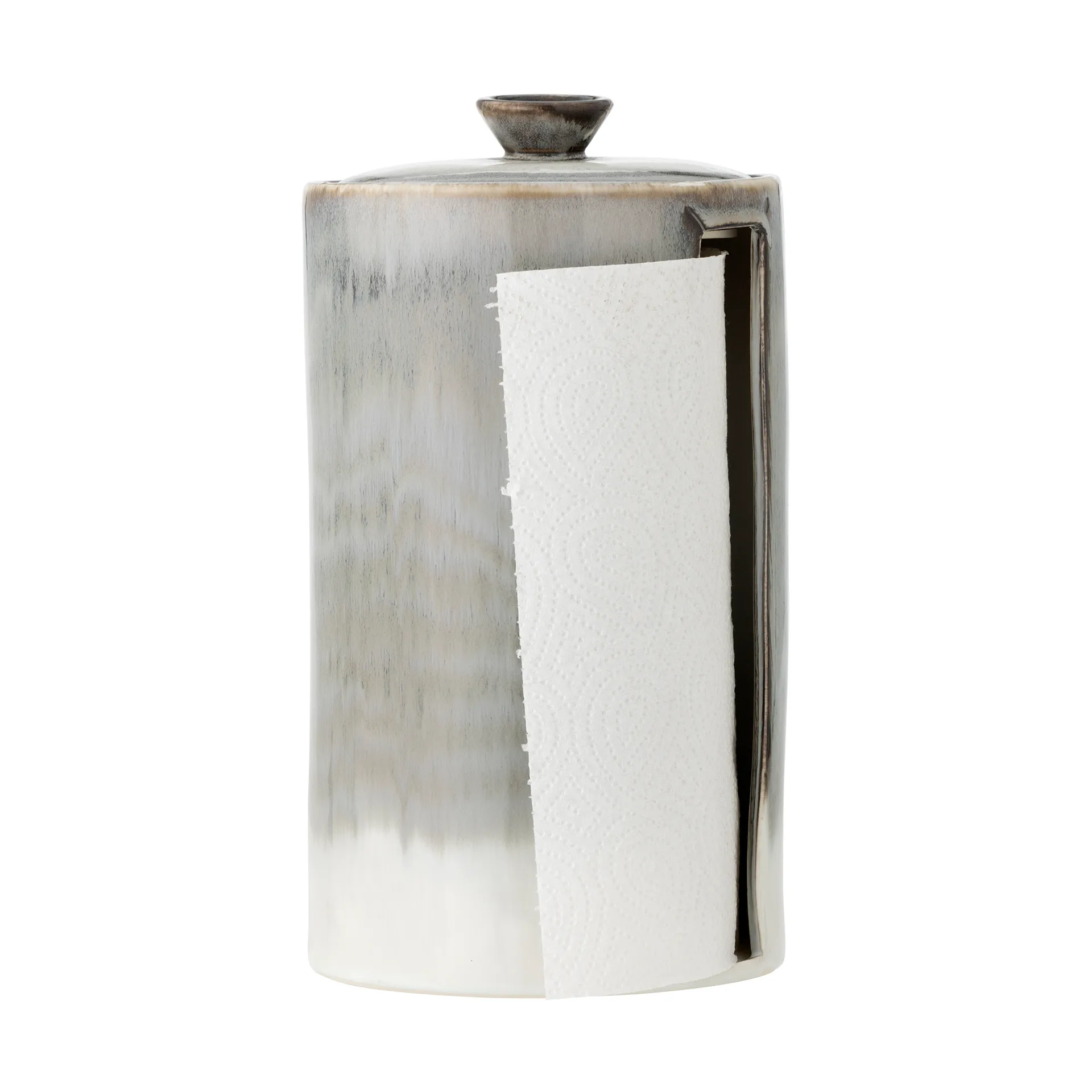 Porte-rouleau de papier toilette Paula, Gris Bloomingville