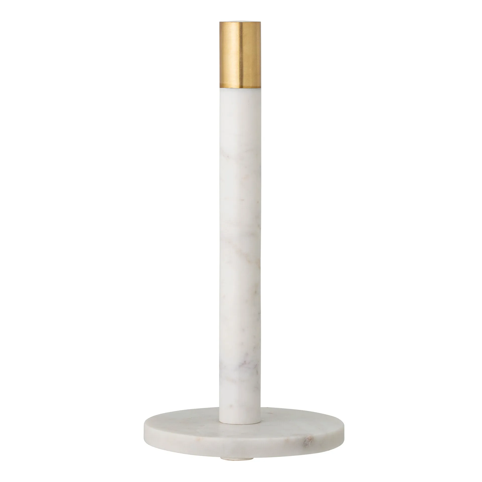 Porte rouleau essuie-tout Emira Marbre 32 cm, Blanc Bloomingville