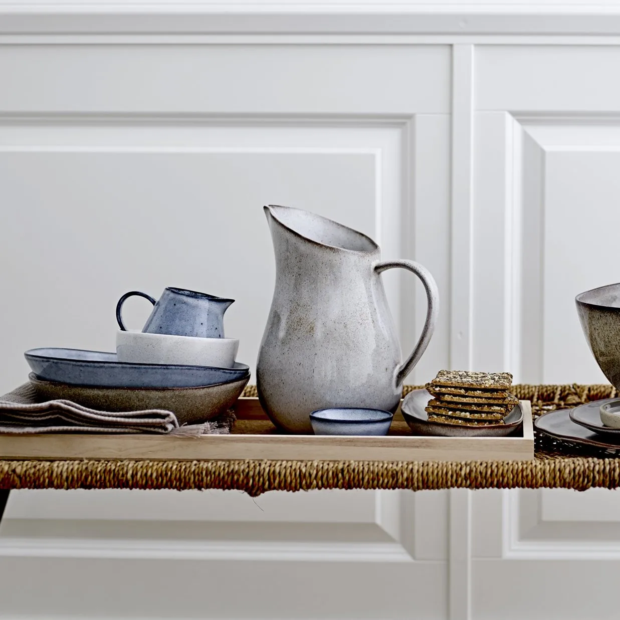 Pot à lait Sandrine, bleu Bloomingville