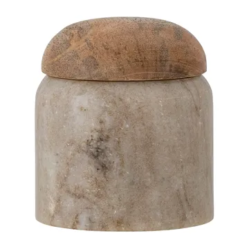 Pot de conservation avec couvercle Payana Ø8x8 cm - Marbre-bois de manguier - Bloomingville