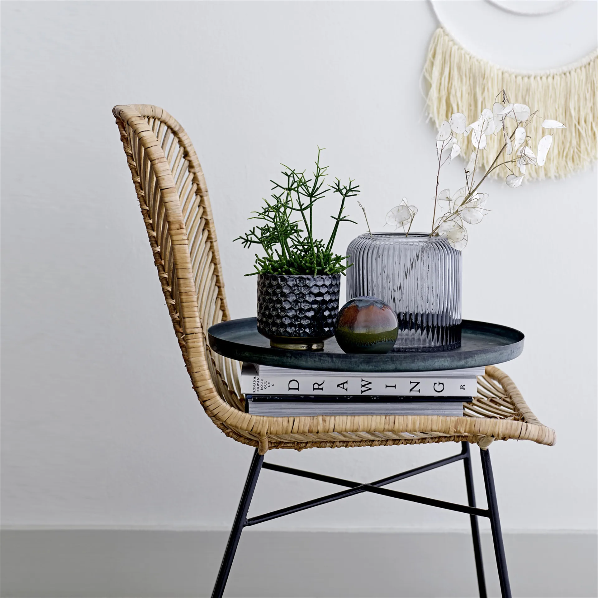 Pot de fleur en grès Bloomingville Ø10 cm, bleu Bloomingville