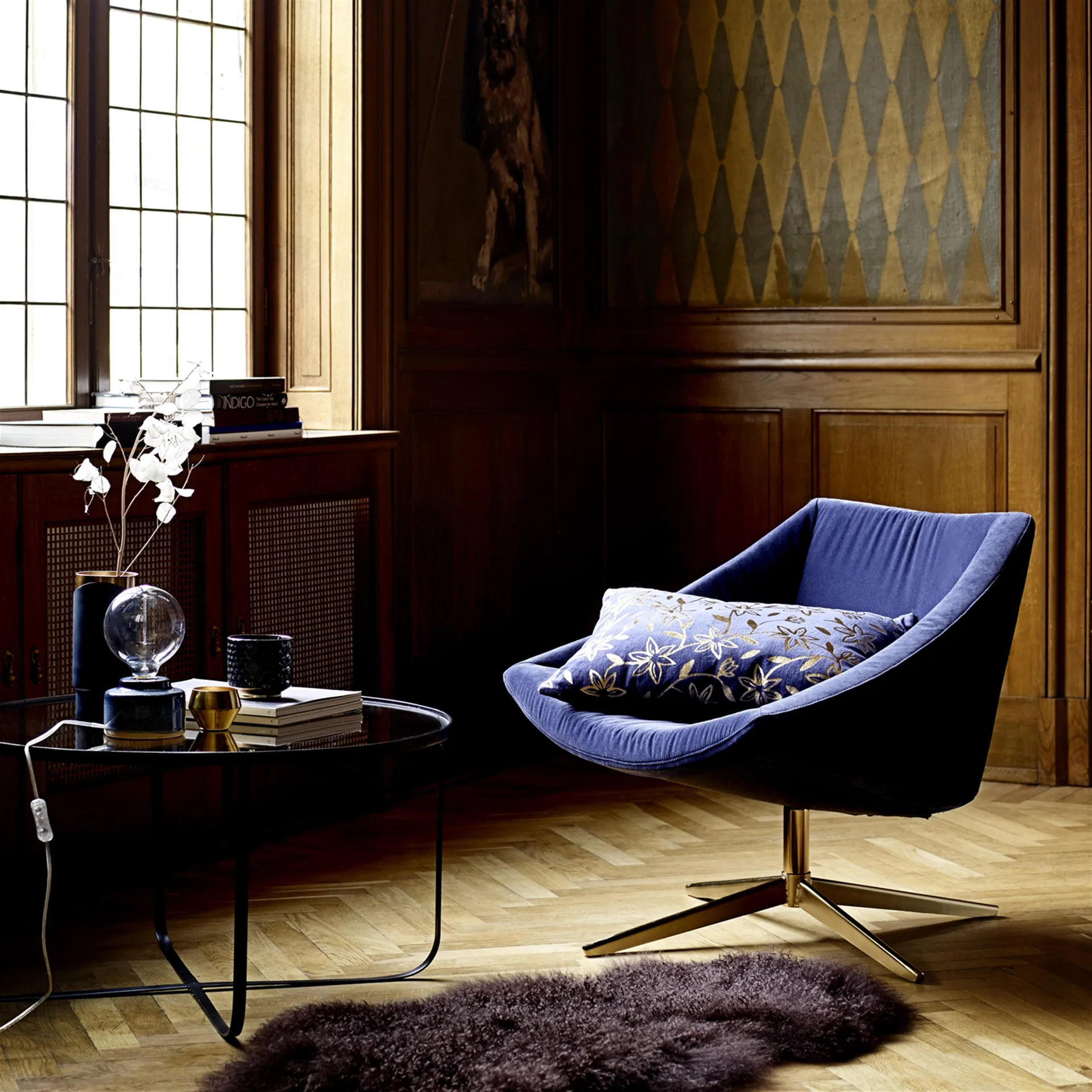 Pot de fleur en grès Bloomingville Ø10 cm, bleu Bloomingville