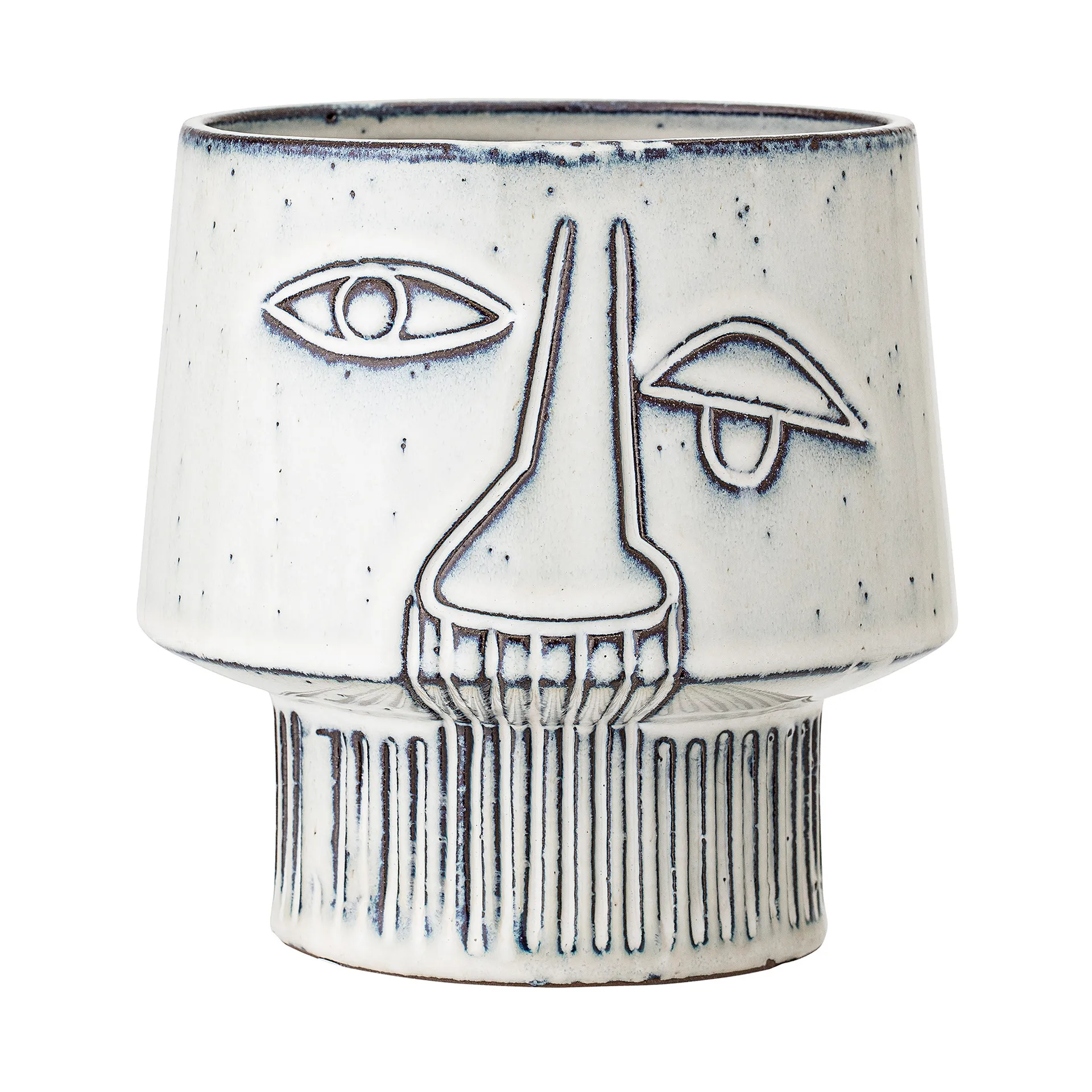 Pot de fleur sur pied Bloomingville Ø15 cm, Gris Bloomingville