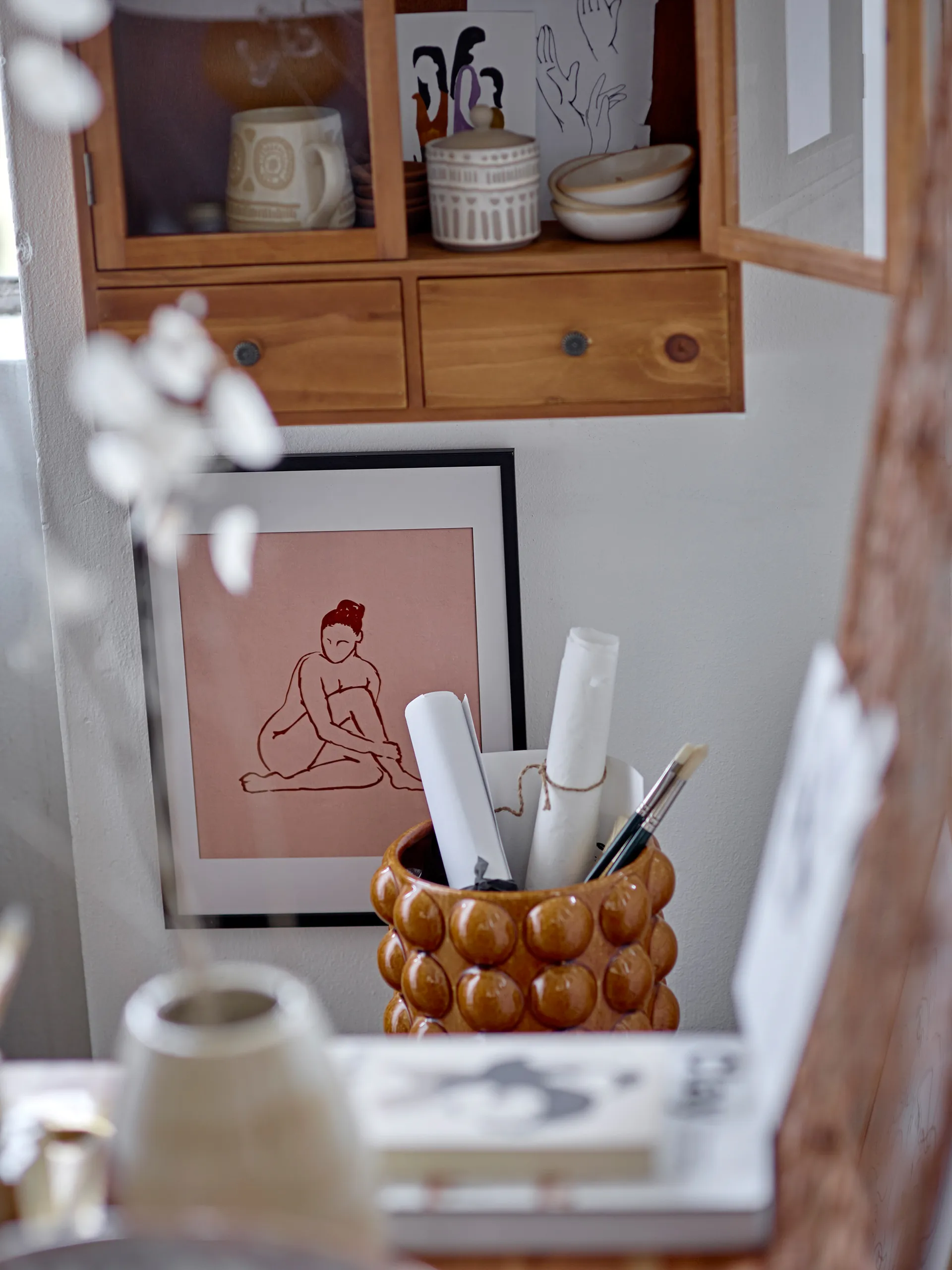 Pot Deia Ø23,5 cm, Marron Bloomingville