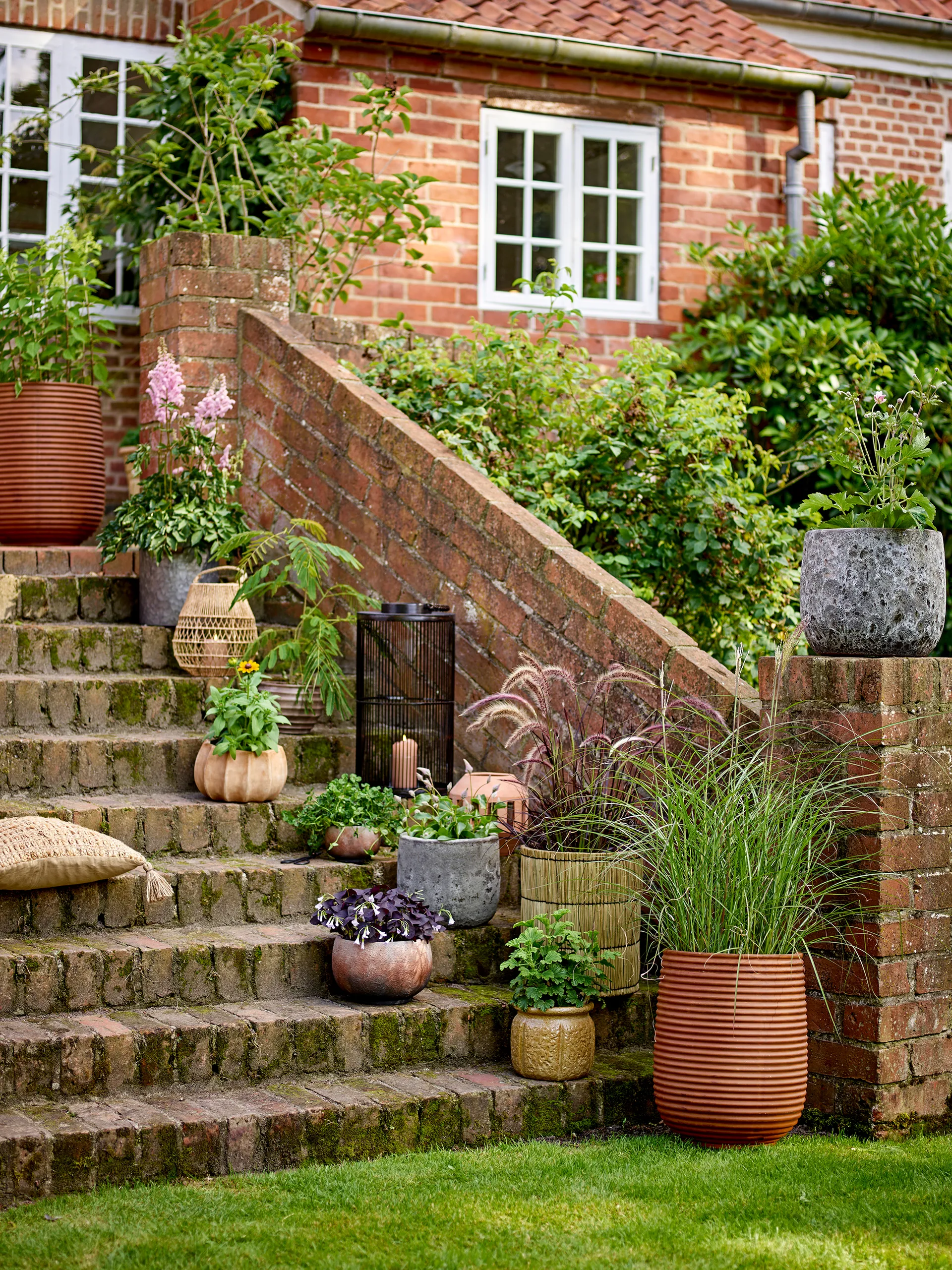 Pot Mesola Lot de 2, Marron Bloomingville