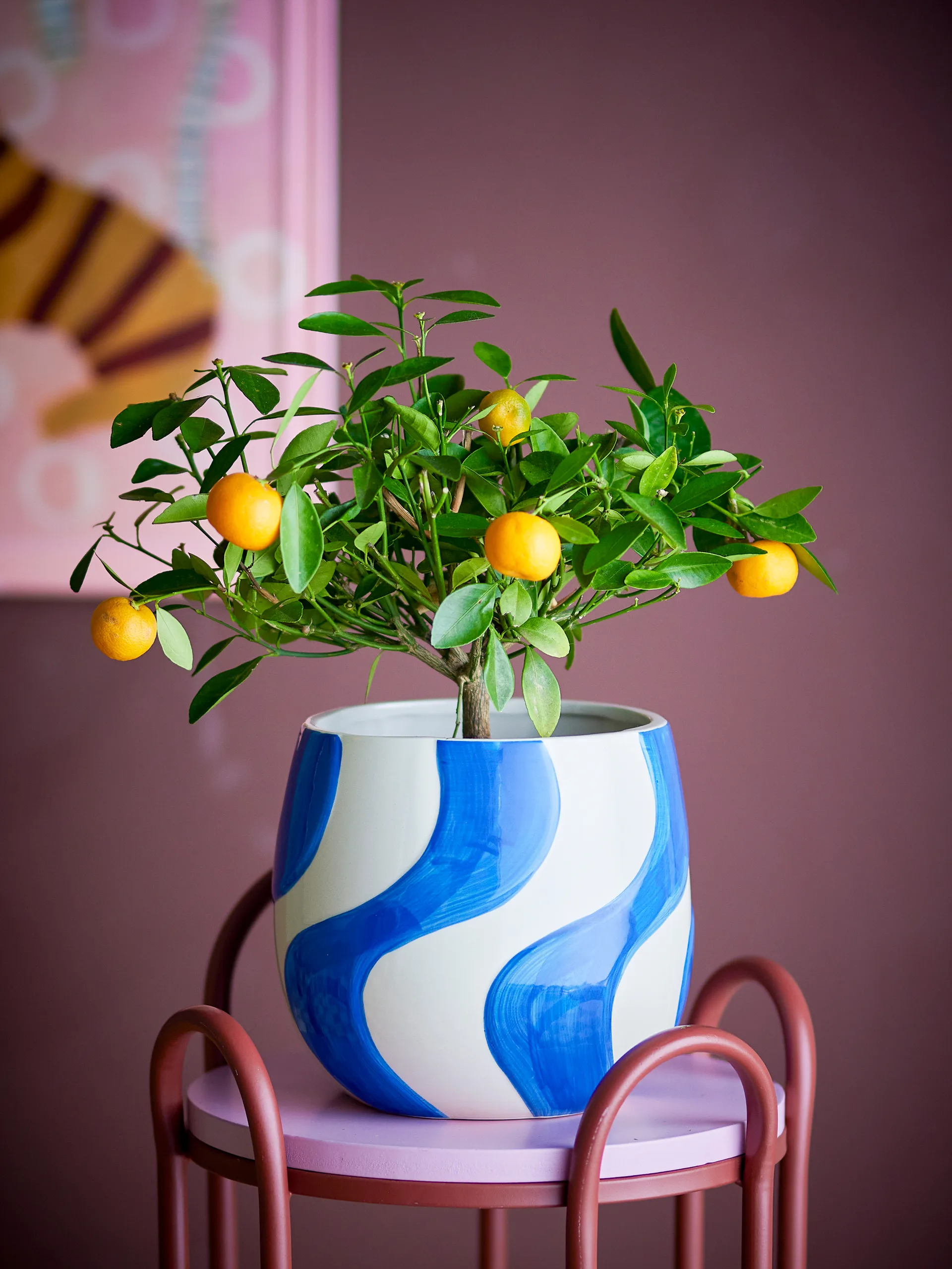 Pot Romy Ø20,5 cm, Bleu Bloomingville