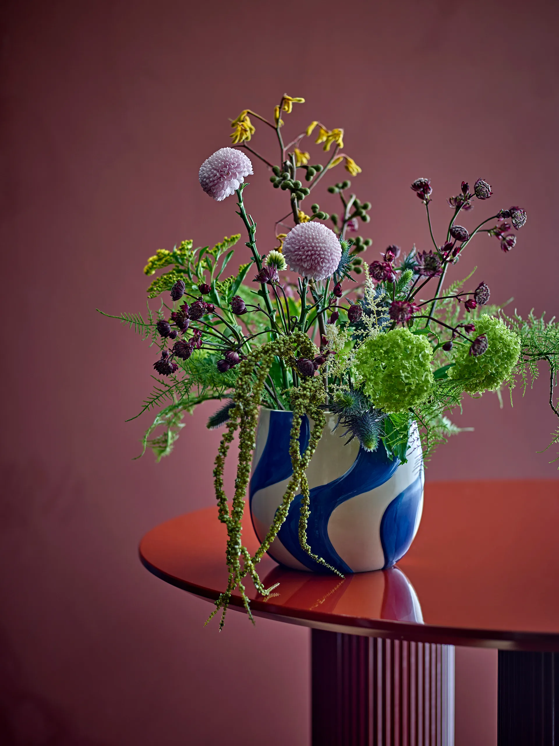 Pot Romy Ø20,5 cm, Bleu Bloomingville