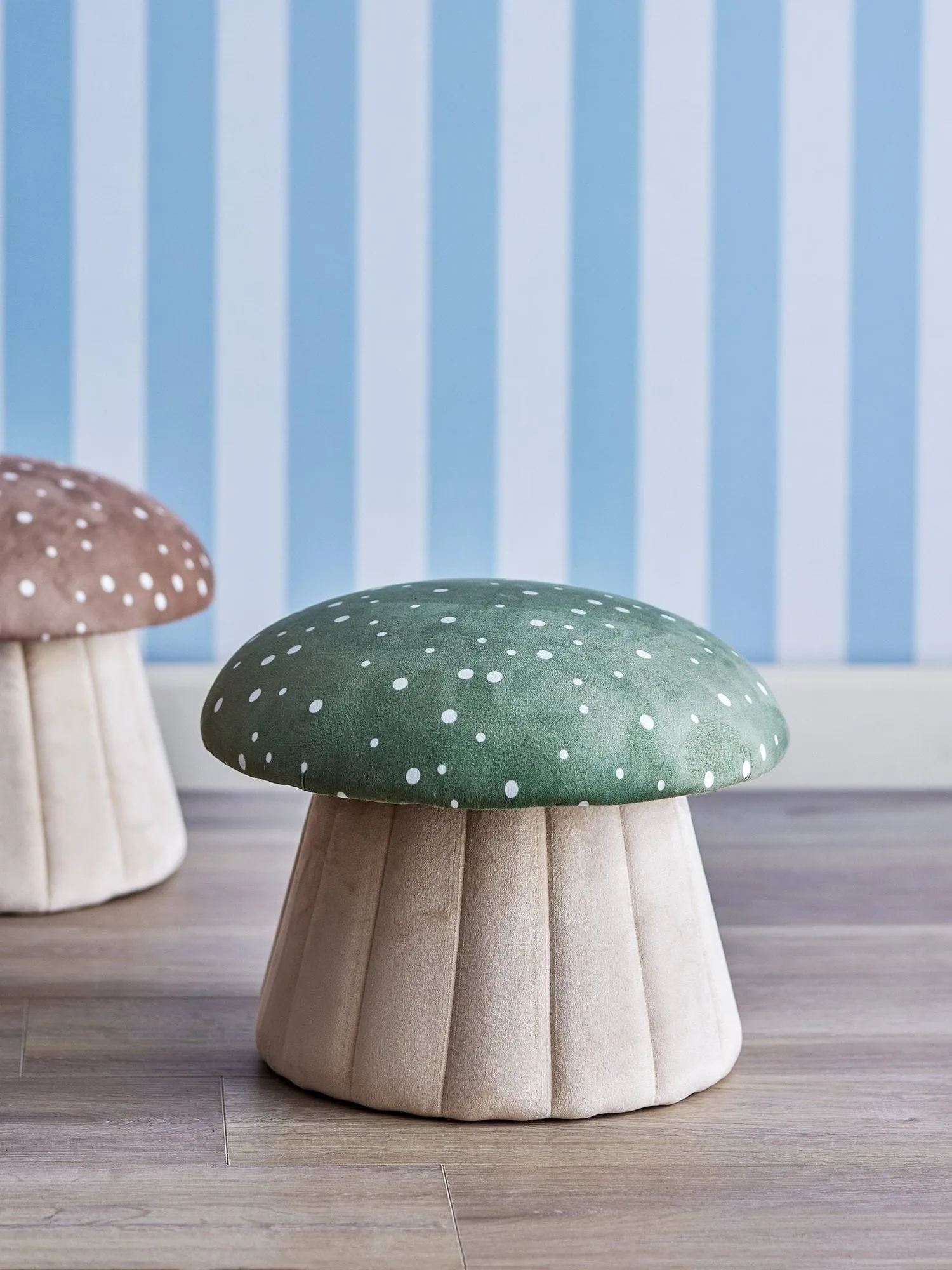 Pouf Lue Ø37x30 cm, Bleu Bloomingville