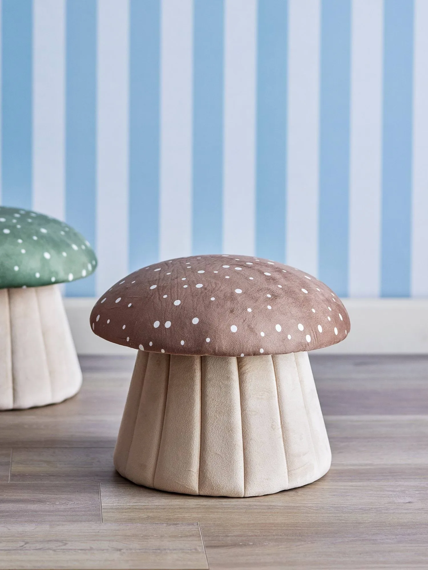 Pouf Lue Ø37x30 cm, Marron Bloomingville