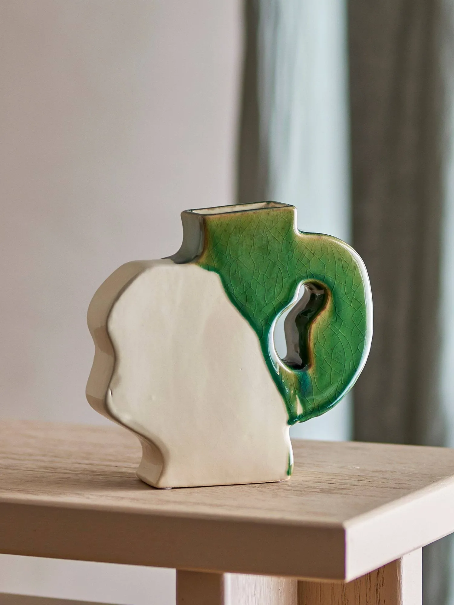 River vase, Green, 20,5x20 cm Bloomingville