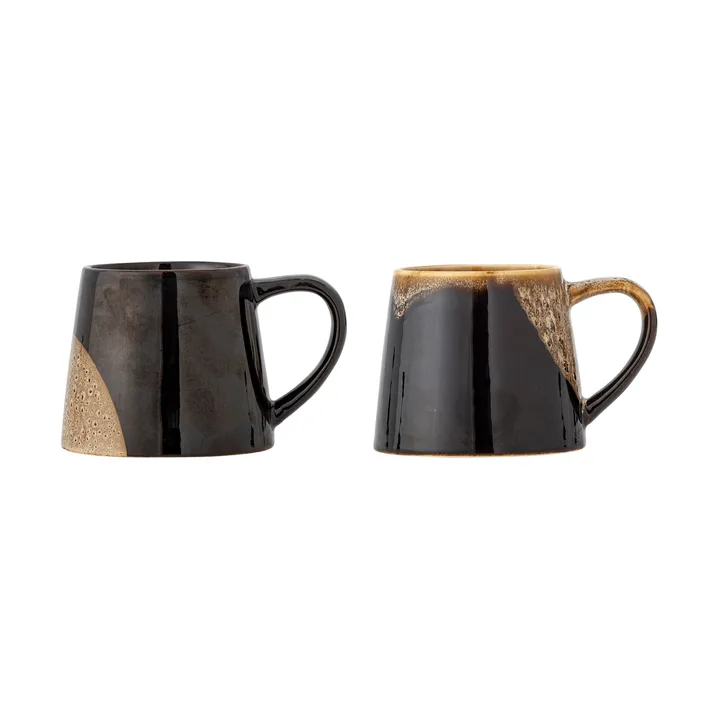Rye mug​e - Marron, 2 pièces - Bloomingville