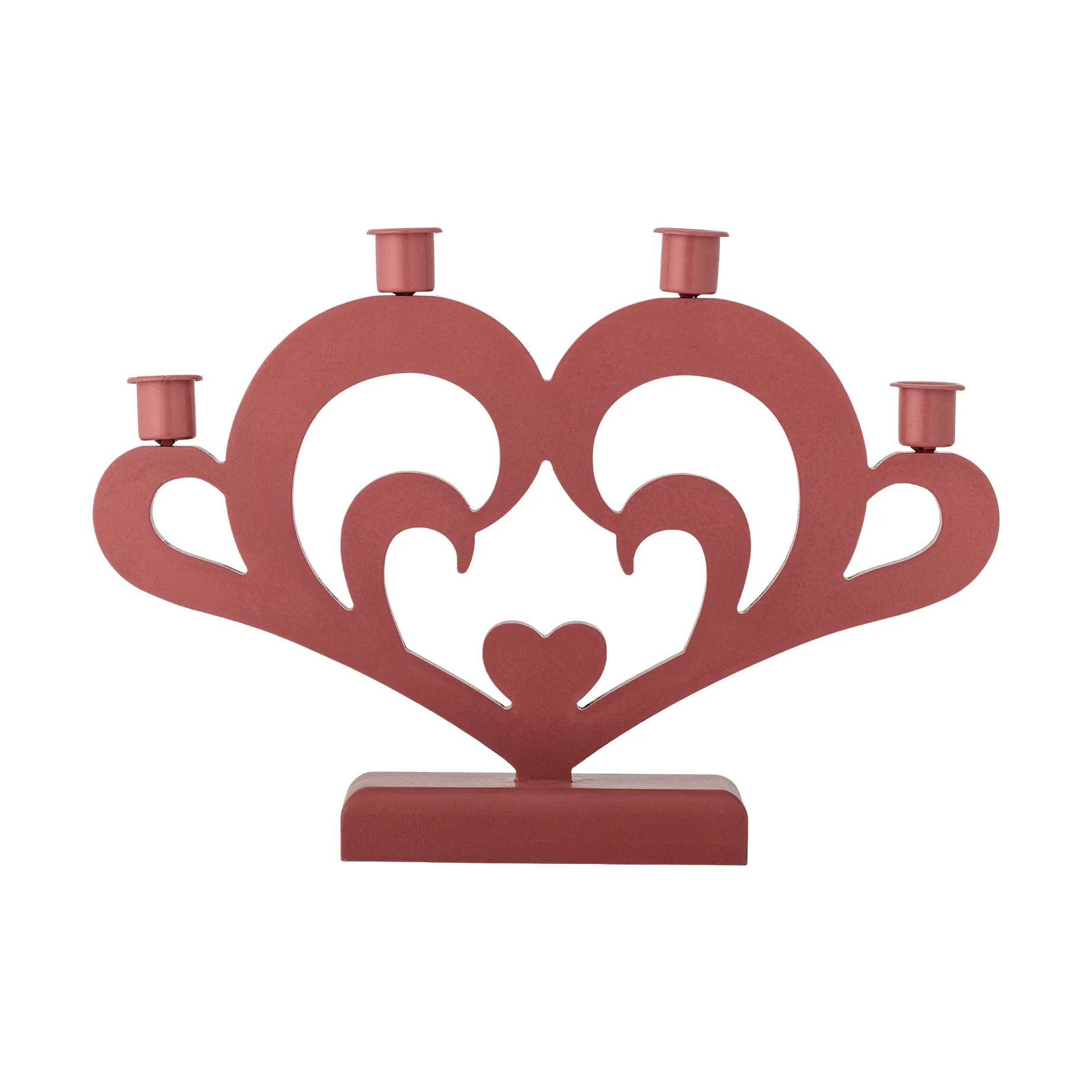 Salia chandelier de l’Avent, Rouge, 36 cm Bloomingville