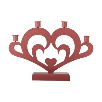 Salia chandelier de l’Avent - Rouge, 36 cm - Bloomingville