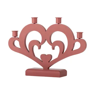 Salia chandelier de l’Avent - Rouge, 36 cm - Bloomingville
