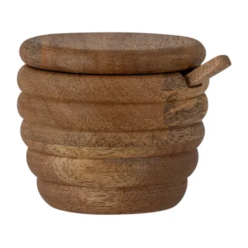 Salière avec cuillère Tilda Ø9 cm - Nature - Bloomingville