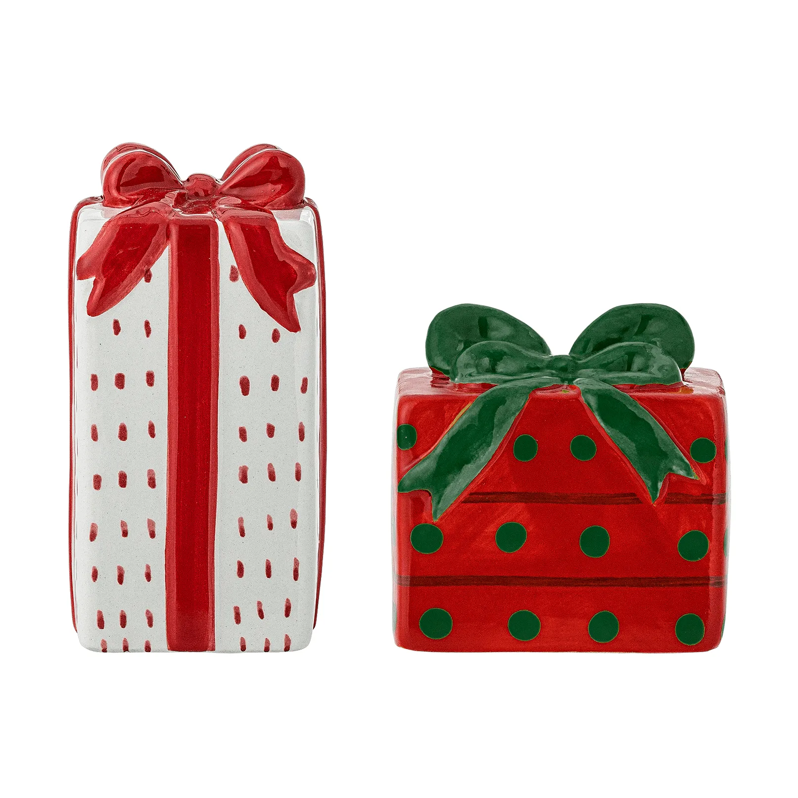 Bloomingville Salière et poivrière Marnia Multicolore, 2 pièces, 6,5 cm Bloomingville Salière et poivrière Marnia Multicolore, 2 pièces, 6,5 cm