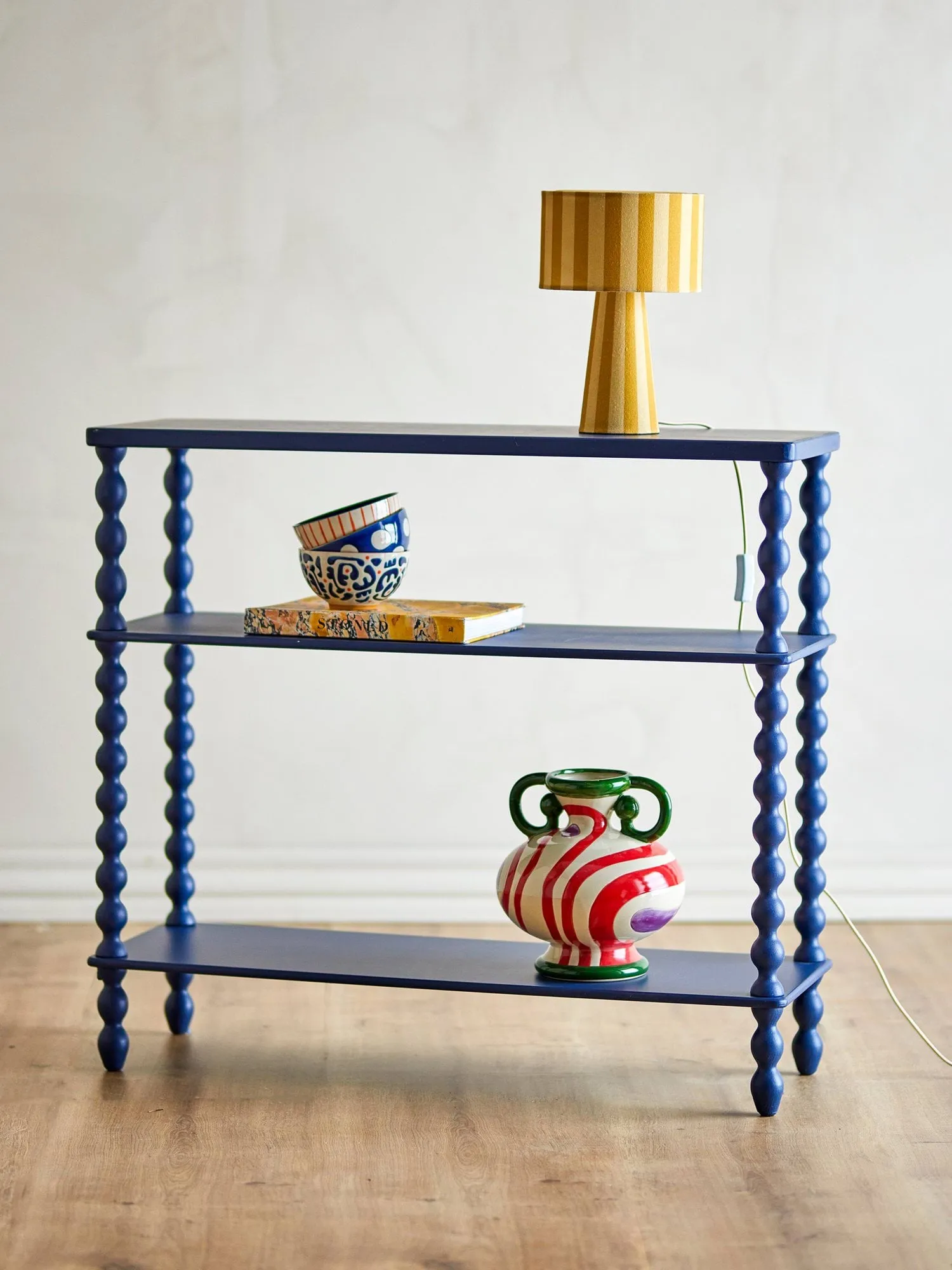 Salino console, Blue, 90x81 cm Bloomingville