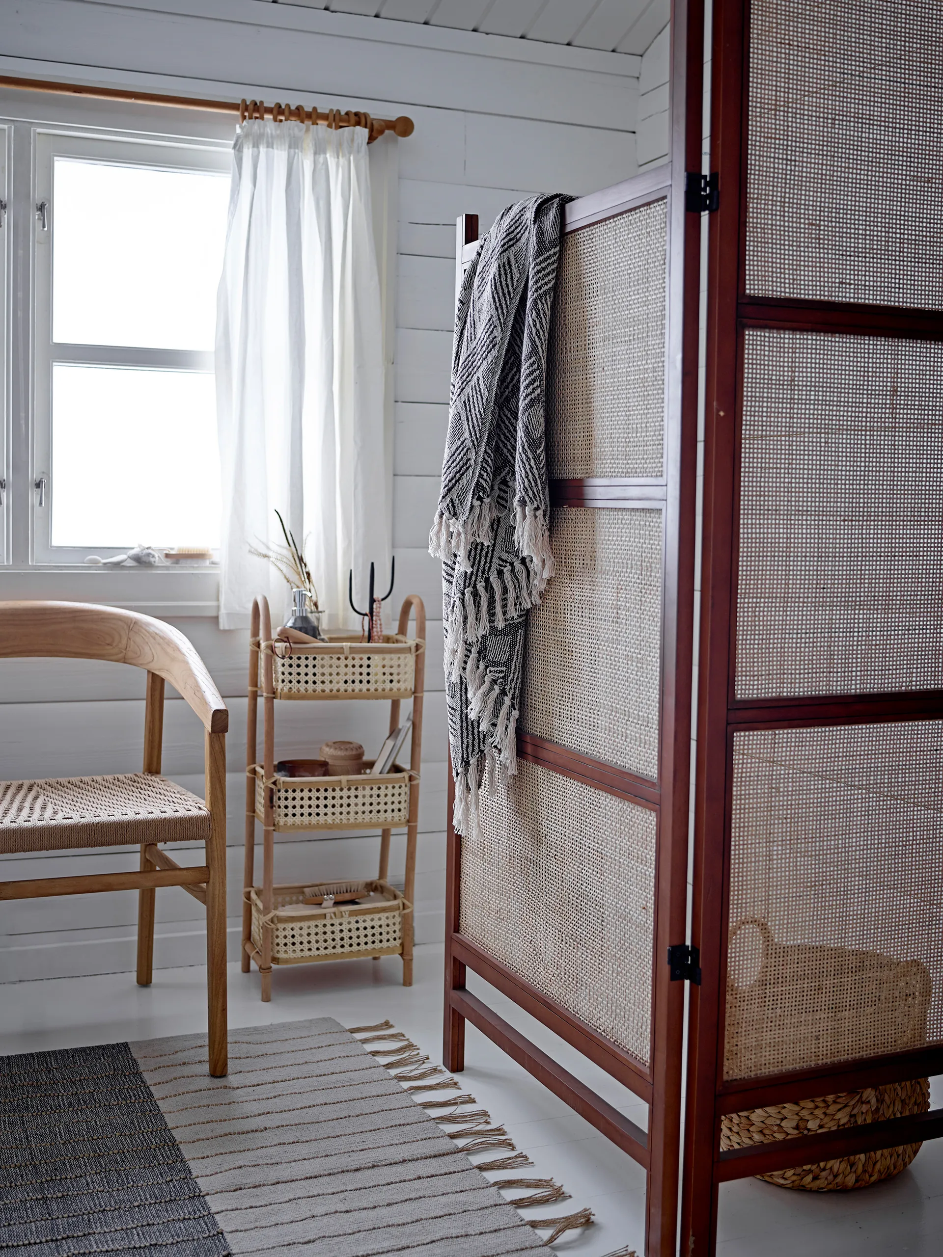 Séparateur de pièces Svenn 175,5x180 cm, Marron Bloomingville