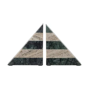 Serre-livres Abir 2 pièces - Marbre vert-blanc - Bloomingville