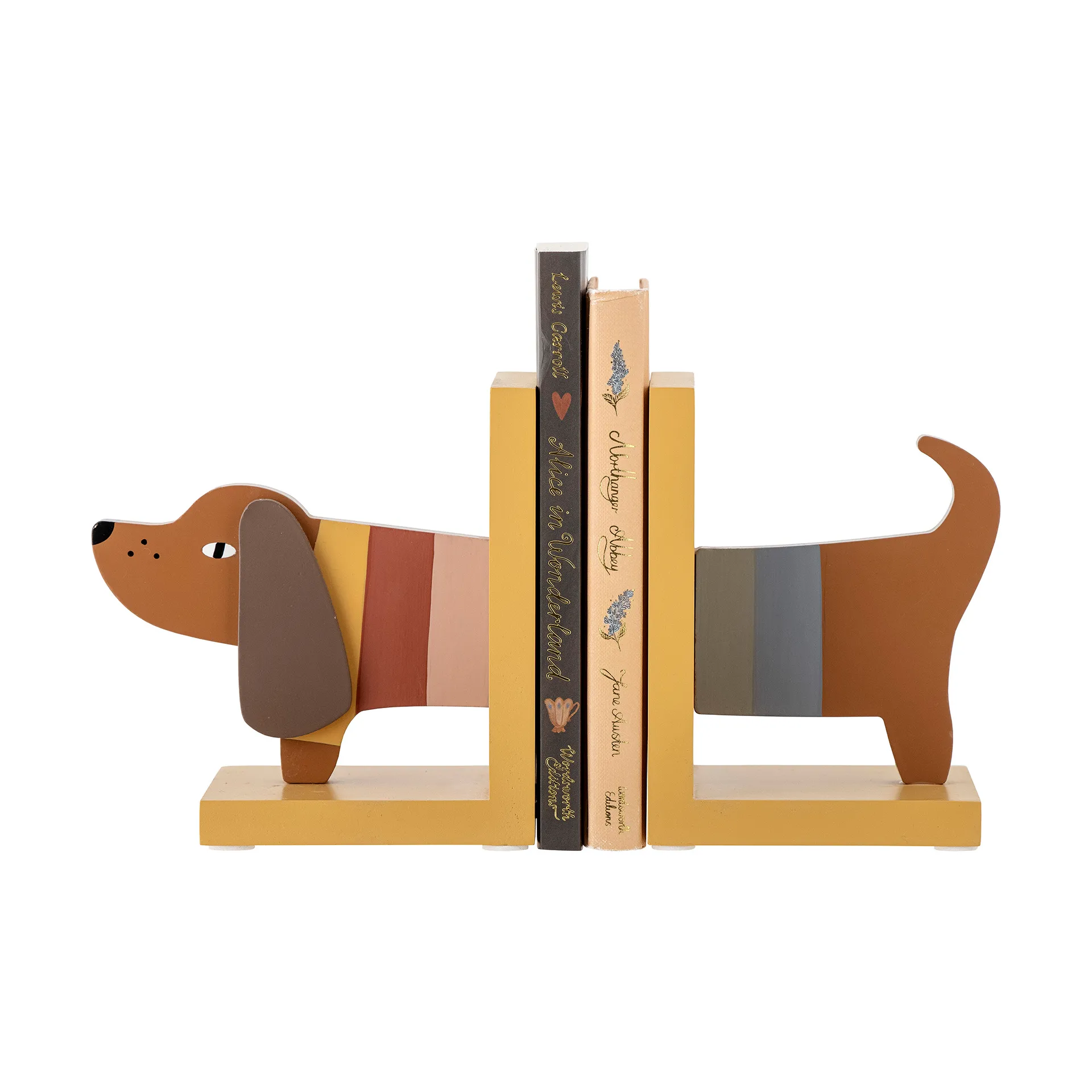 Serre-livres Charlie 2 pièces, Jaune Bloomingville