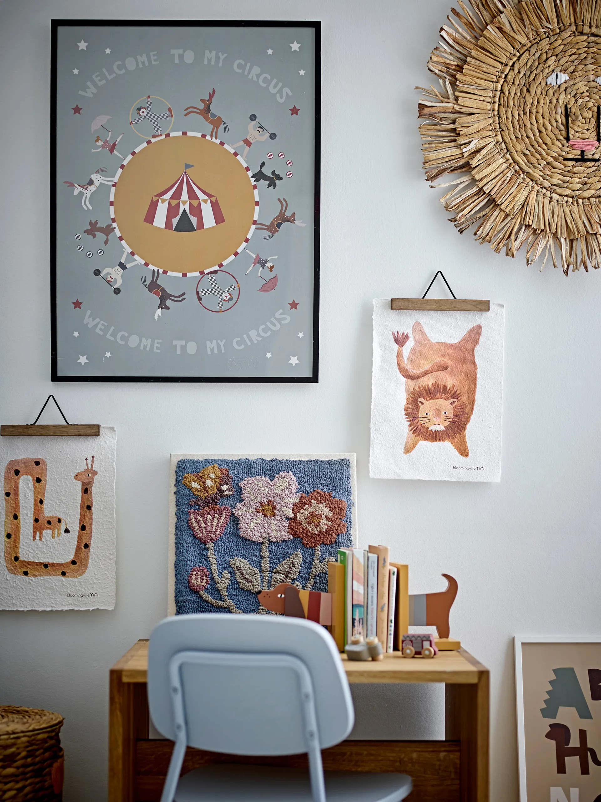 Serre-livres Charlie 2 pièces, Jaune Bloomingville