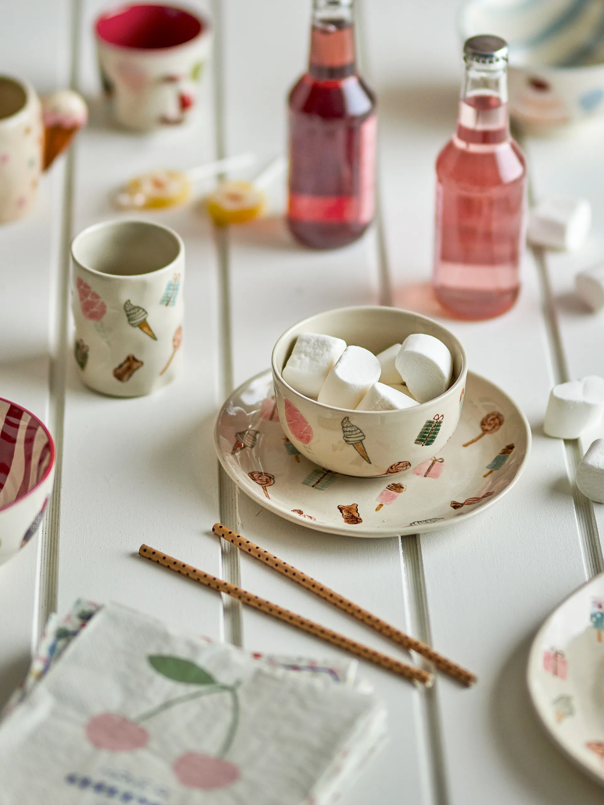 Service de table Sweets Lot de 3, Nature Bloomingville