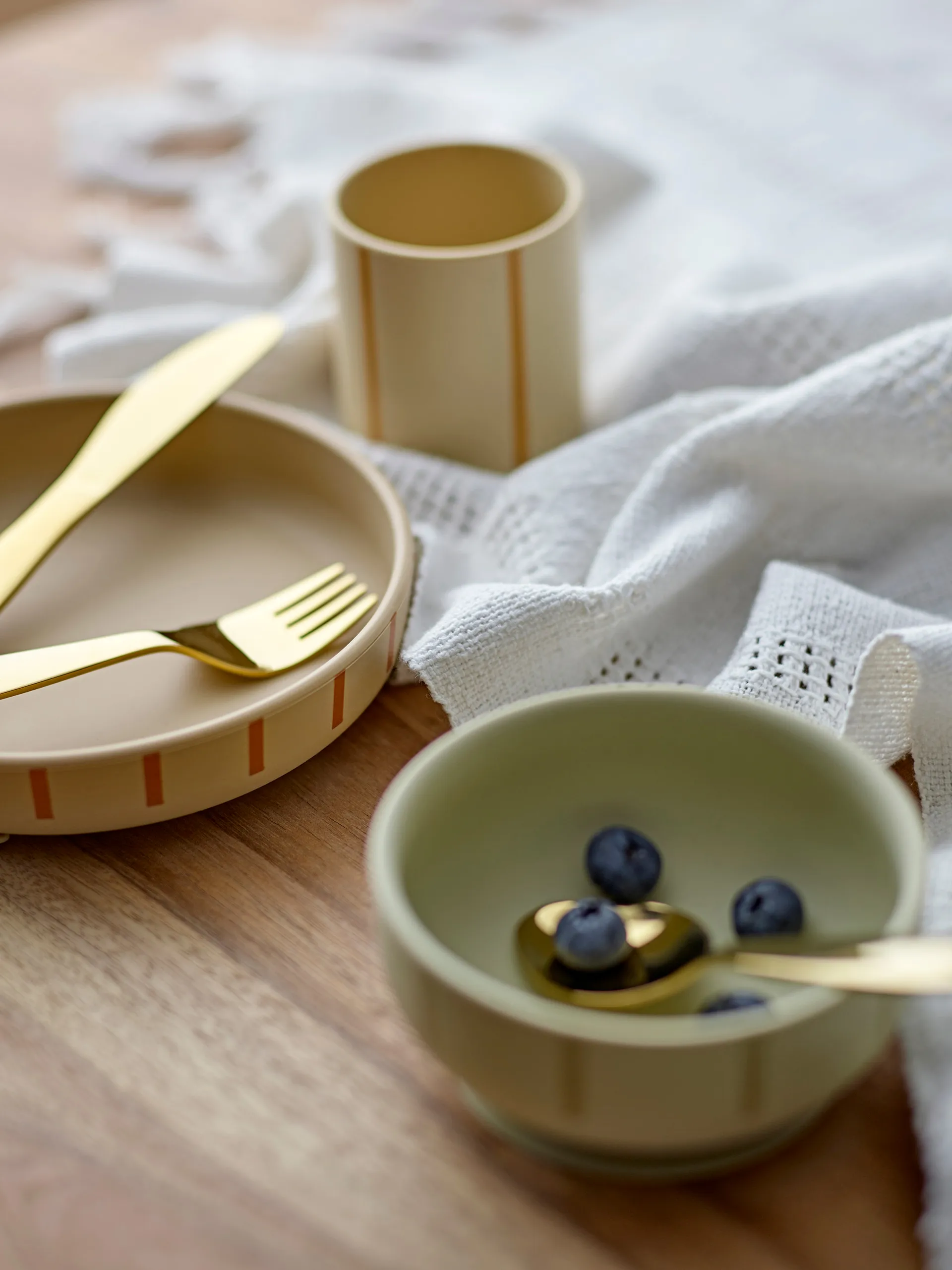 Service pour enfants Levi 3 Pièces, Green Bloomingville