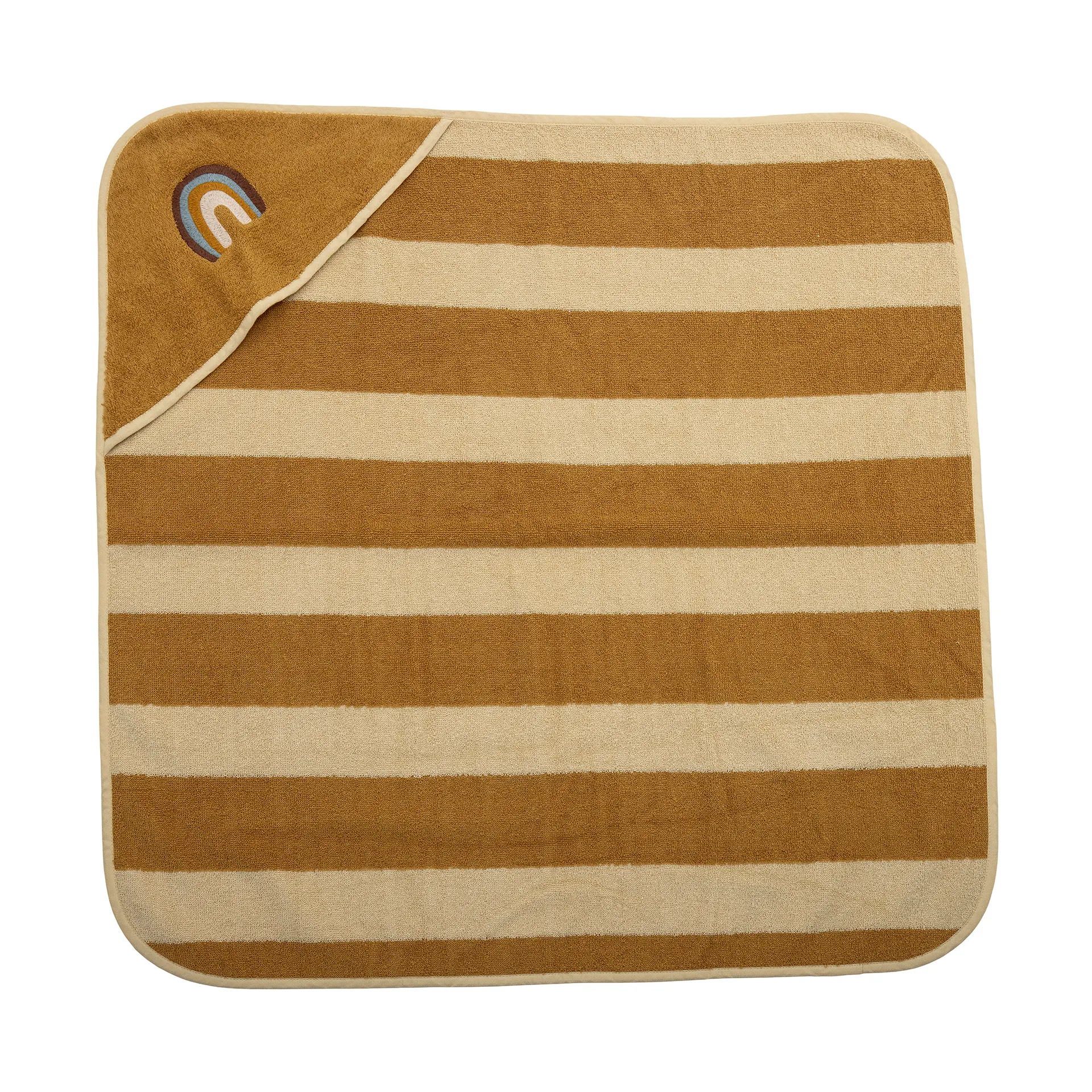 Serviette Agnes avec capuche 78x78 cm, Arc-en-ciel Bloomingville
