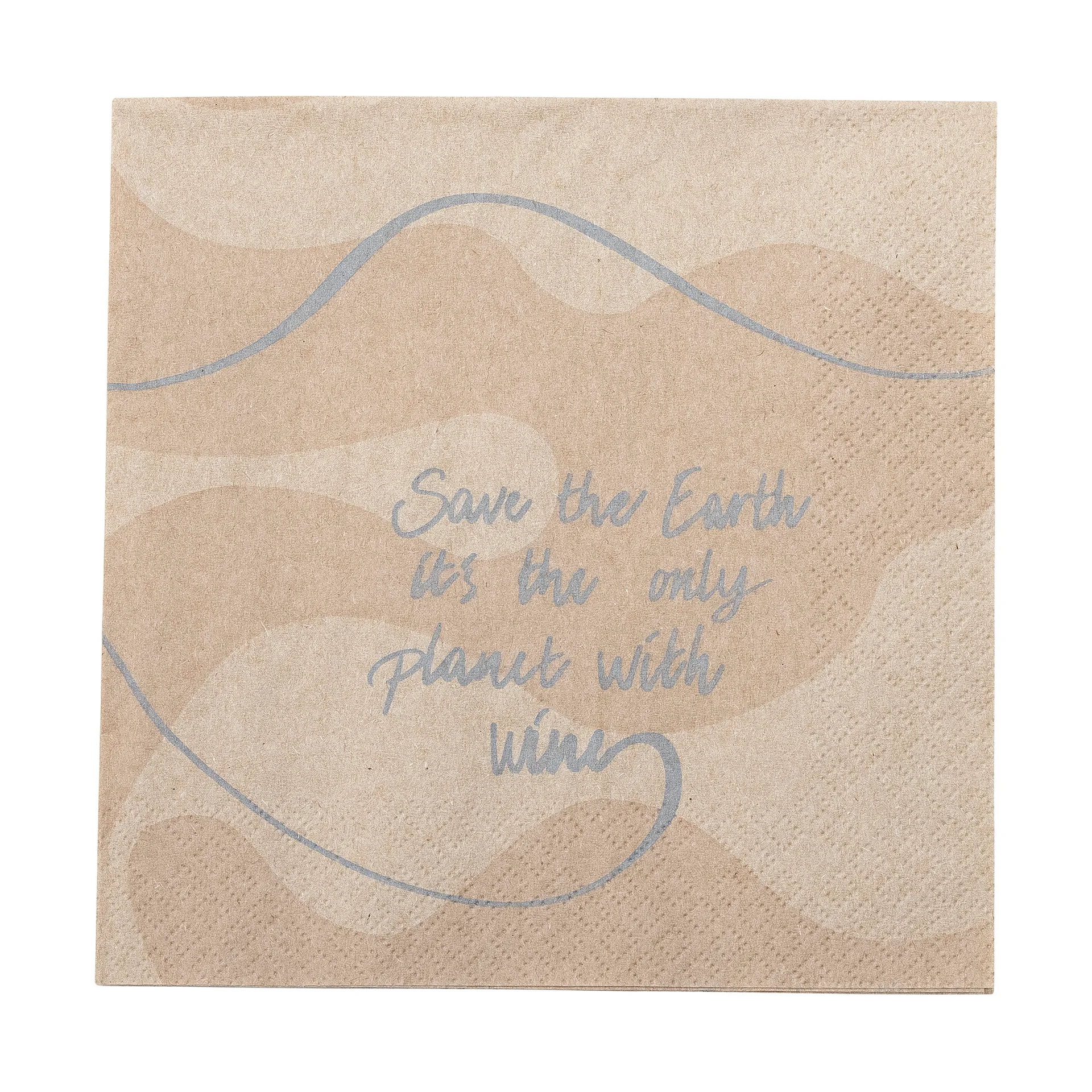 Serviette Earth 33x33 cm Lot de 20, Nature Bloomingville