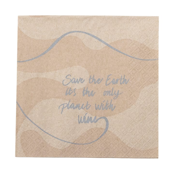 Serviette Earth 33x33 cm Lot de 20 - Nature - Bloomingville