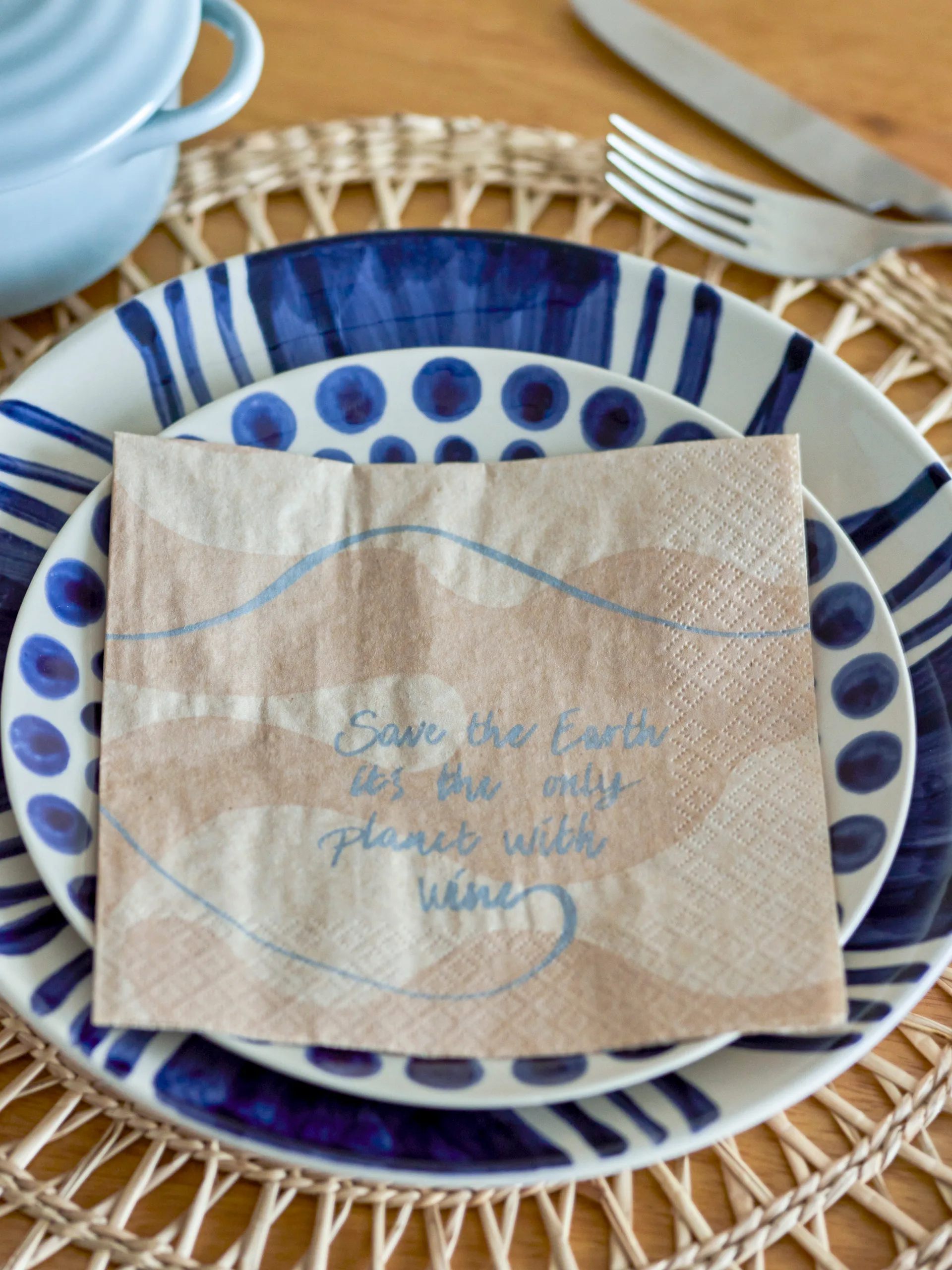 Serviette Earth 33x33 cm Lot de 20, Nature Bloomingville