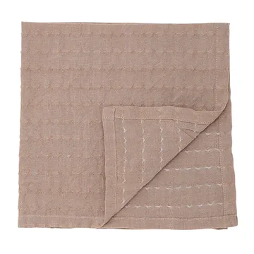 Serviette en coton Bloomingville Lot de 4 - Marron - Bloomingville