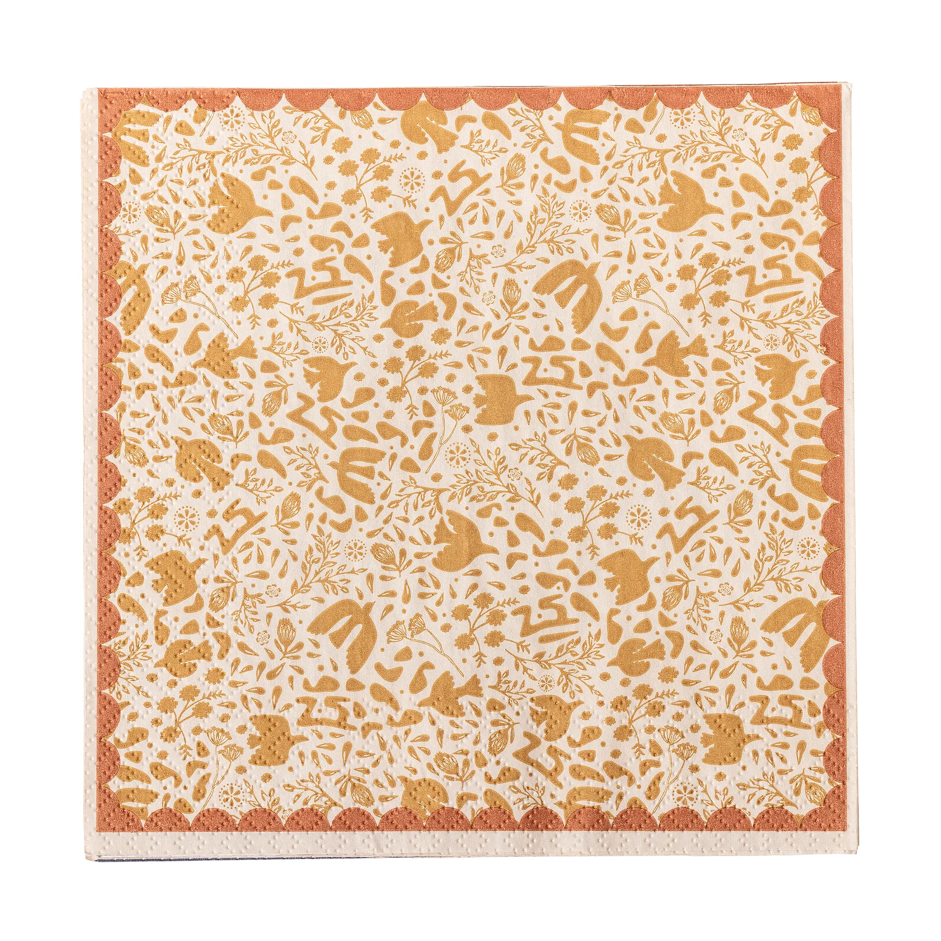 Serviette en papier Anniversary, lot de 20, Jaune Bloomingville