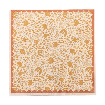 Serviette en papier Anniversary, lot de 20 - Jaune - Bloomingville