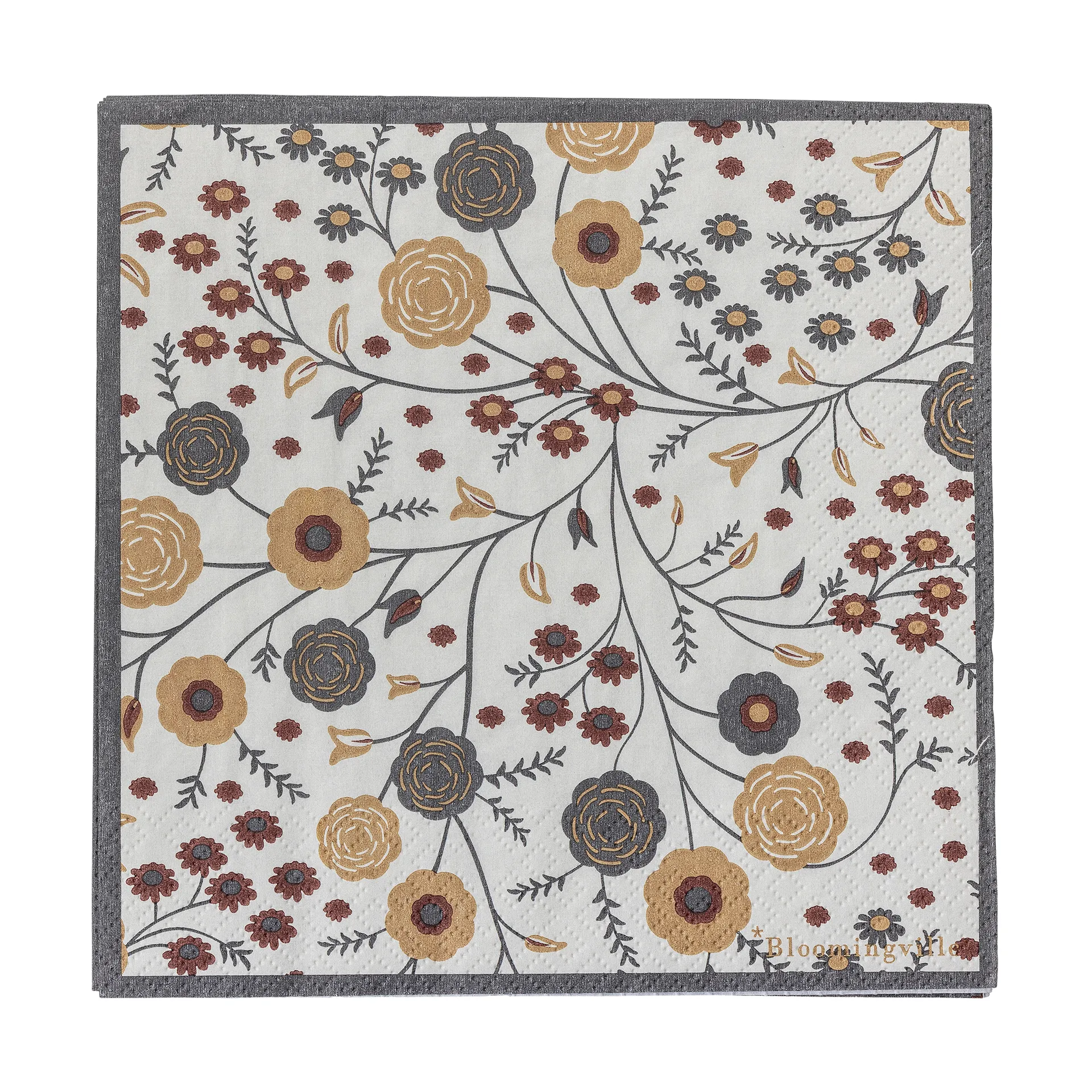 Serviette en papier Eydis, lot de 20, Naturel Bloomingville