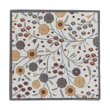 Serviette en papier Eydis, lot de 20 - Naturel - Bloomingville