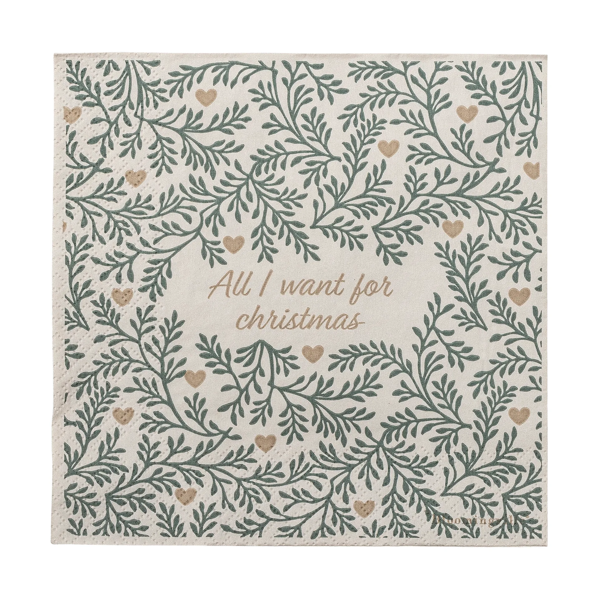 Serviettes en papier Grazia 33x33 cm paquet de 20, Multi Bloomingville