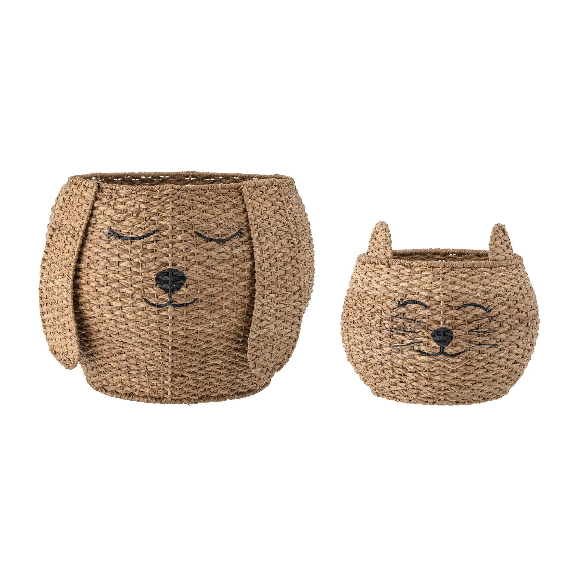 Set de 2 paniers Milus, Marron Bloomingville