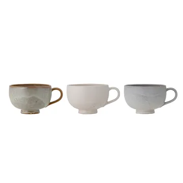 Set de 3 tasses Lila - Gris - Bloomingville