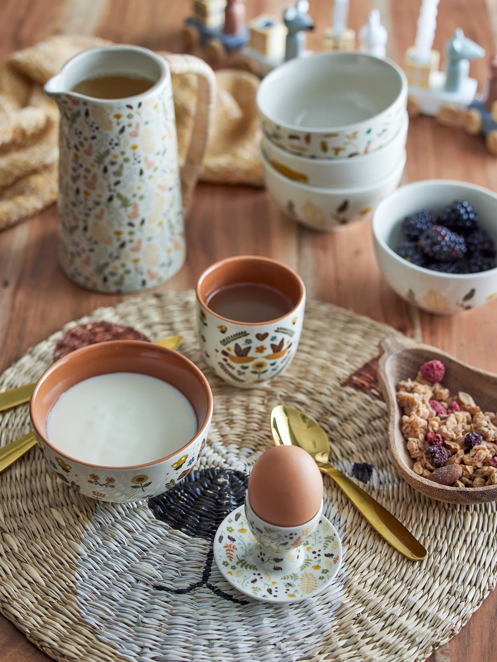 Set de table Malla Ø38 cm, Ours Bloomingville