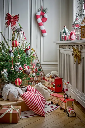 Suspension de sapin de Noël Peo laine 2 pièces - Vert-gris, 11 cm - Bloomingville